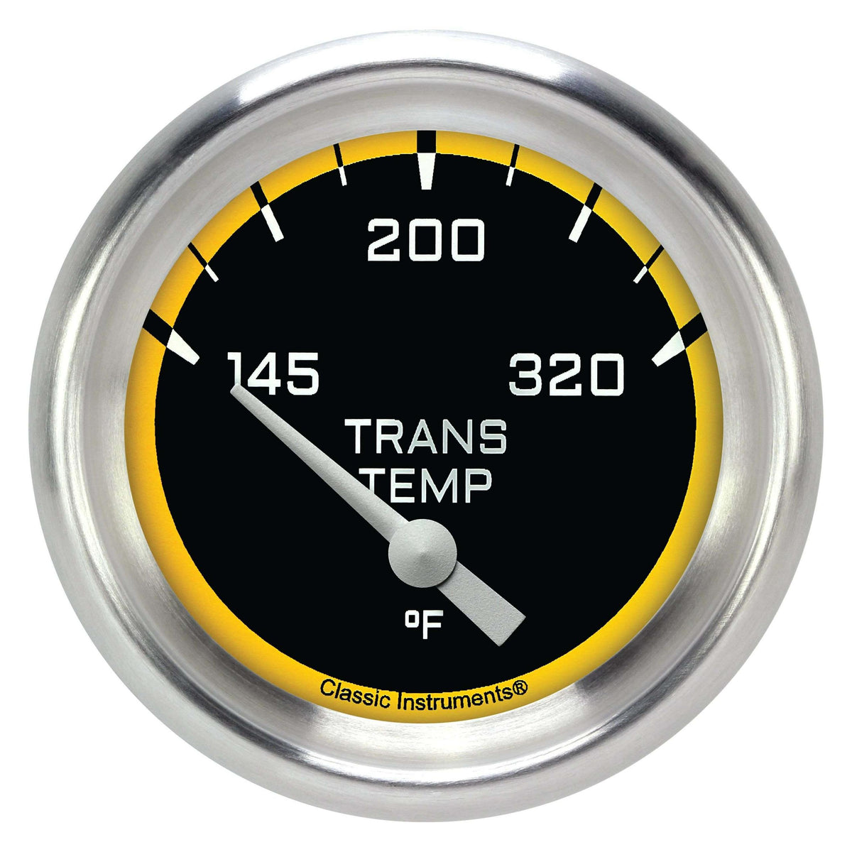 Classic Instruments Transmission Temperature Gauge,Short Sweep 2 5/8" Diameter - AX227YAPF