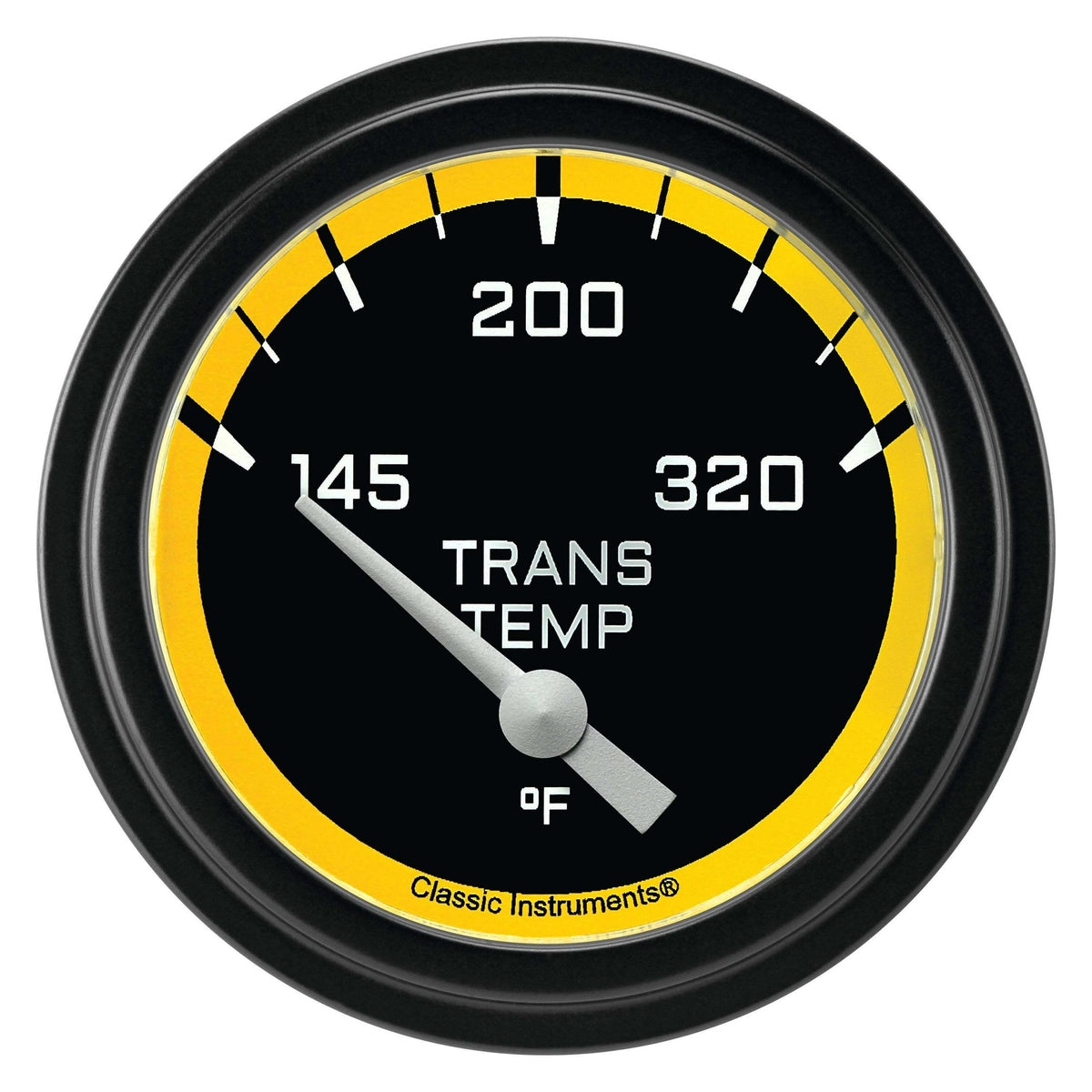 Classic Instruments Transmission Temperature Gauge,Short Sweep 2 5/8" Diameter - AX227YBLF