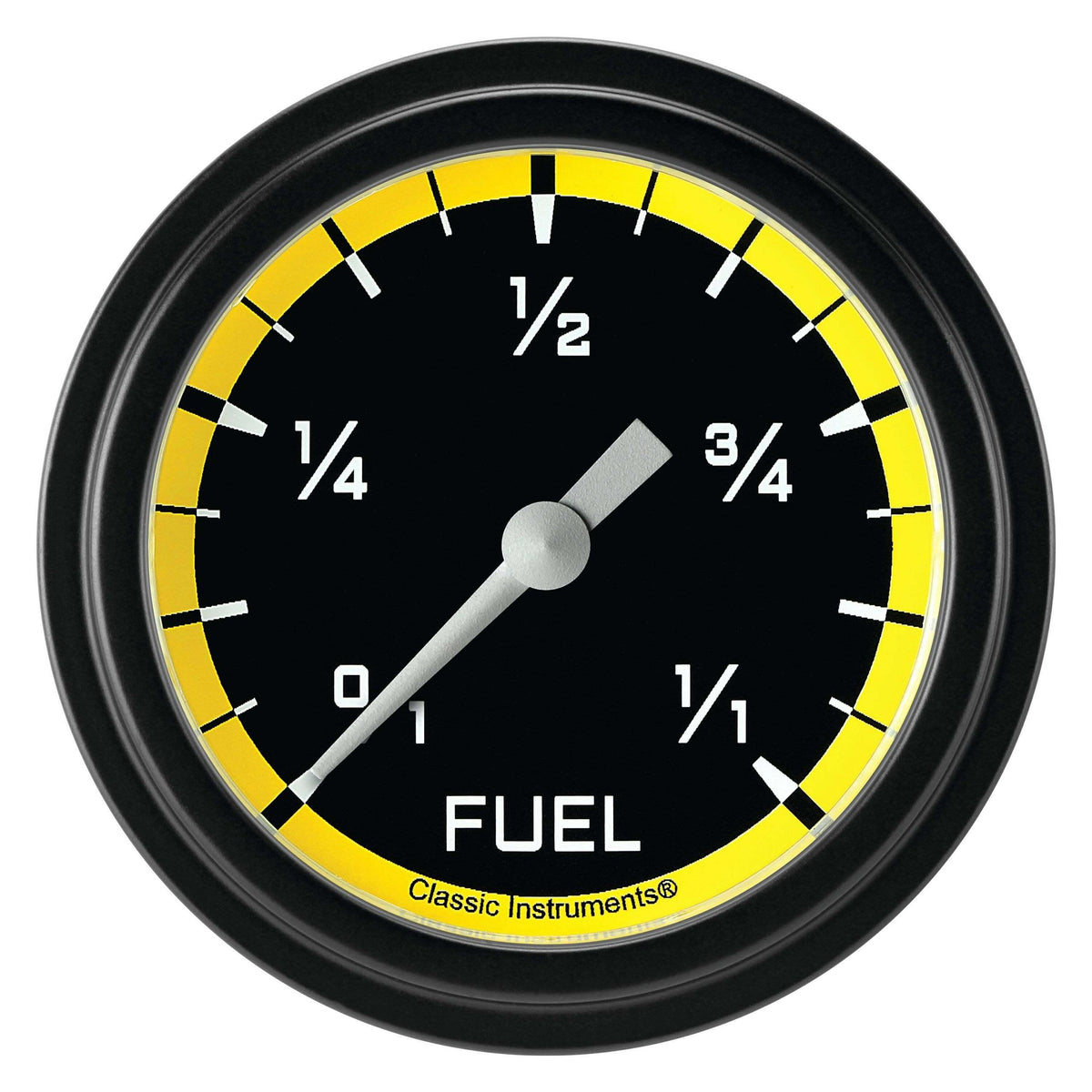 Classic Instruments Fuel Gauge,Full Sweep 2 5/8" Diameter - AX309YBLF