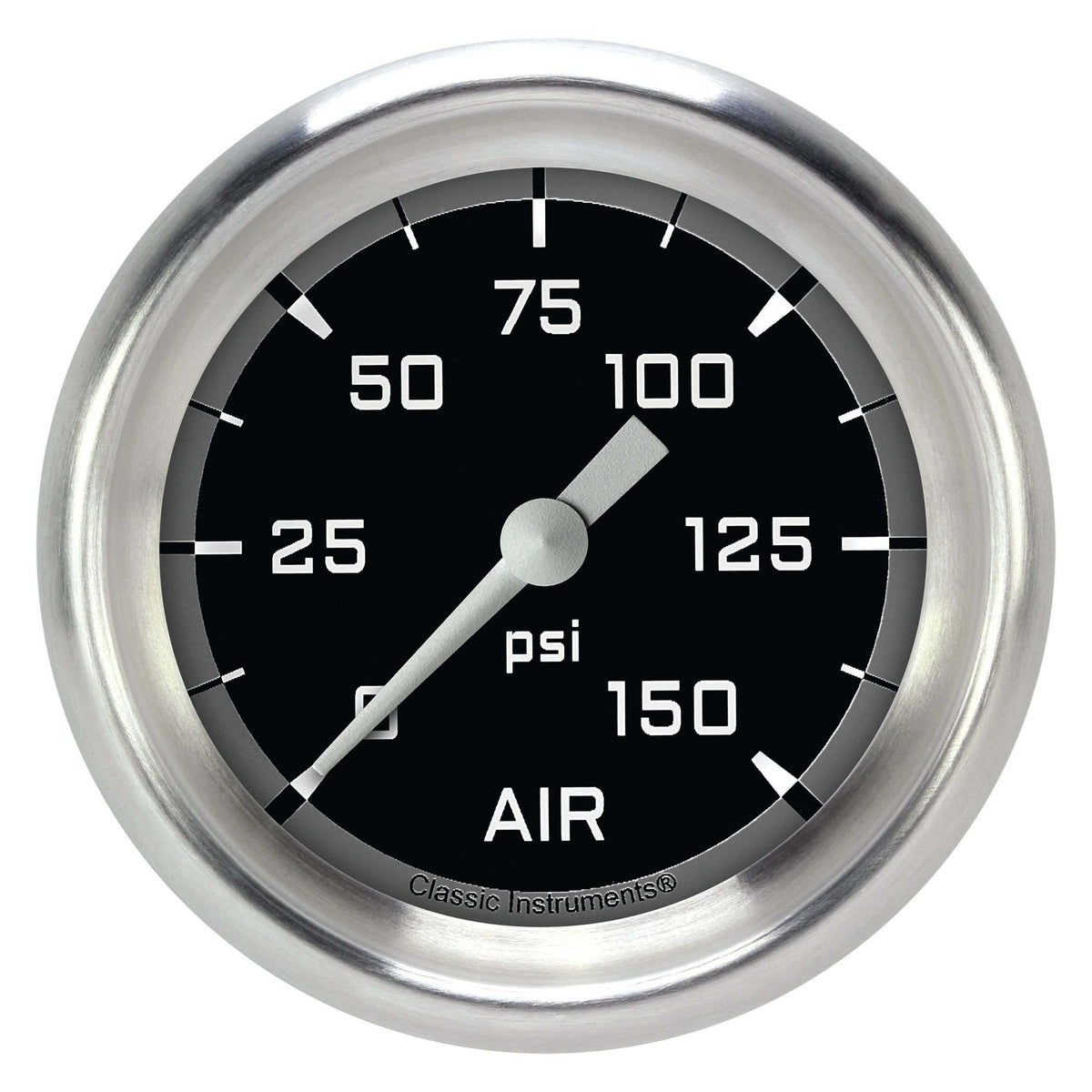 Classic Instruments Air Pressure Gauge,Full Sweep 2 5/8" Diameter - AX318GAPF