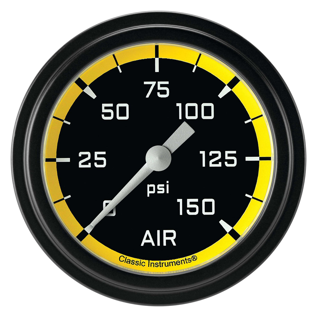 Classic Instruments Air Pressure Gauge,Full Sweep 2 5/8" Diameter - AX318YBLF
