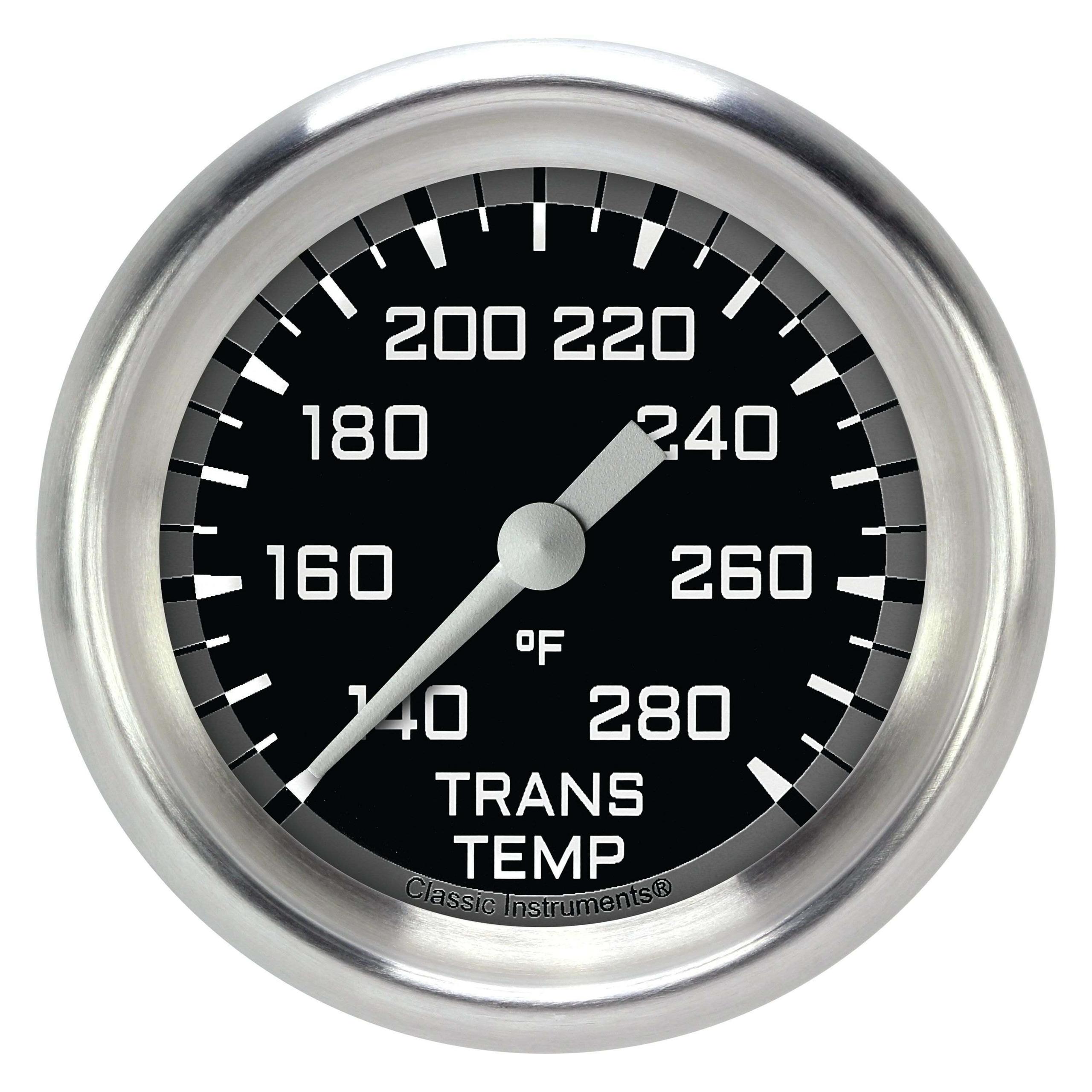 Classic Instruments Transmission Temperature Gauge,Full Sweep 2 5/8" Diameter - AX327GAPF