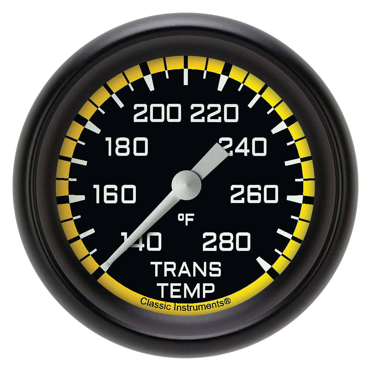 Classic Instruments Transmission Temperature Gauge,Full Sweep 2 5/8" Diameter - AX327YBPF