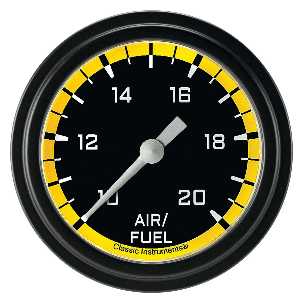 Classic Instruments Air Fuel Ratio Gauge,Full Sweep 2 5/8" Diameter - AX394YBLF