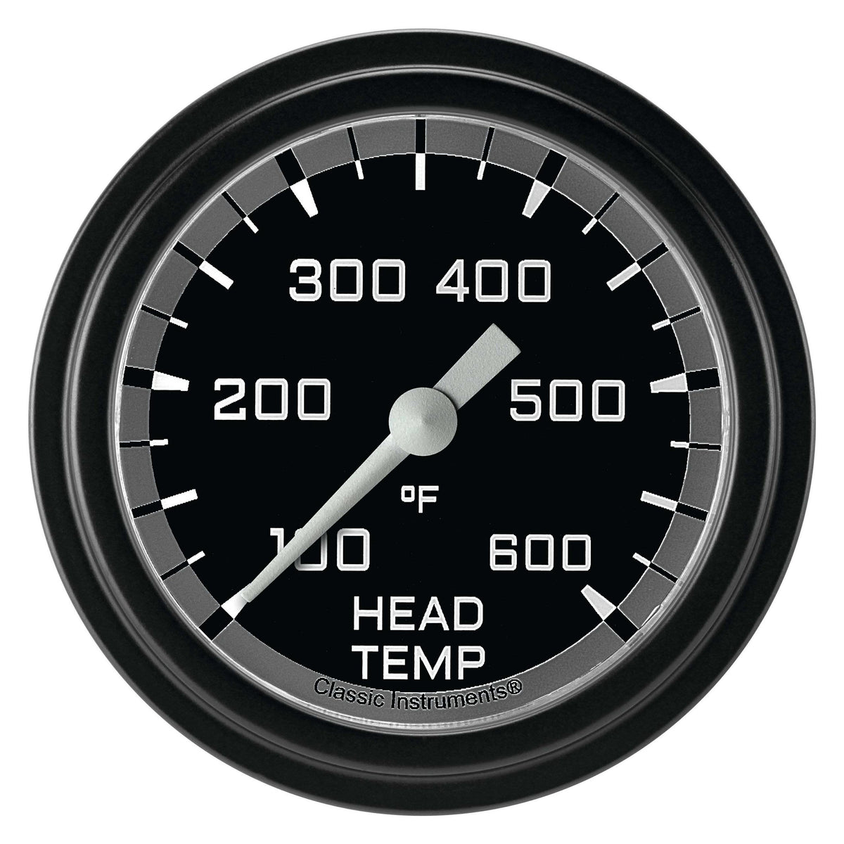 Classic Instruments Cylinder Head Temperature Gauge,Full Sweep 2 5/8" Diameter - AX397GBLF