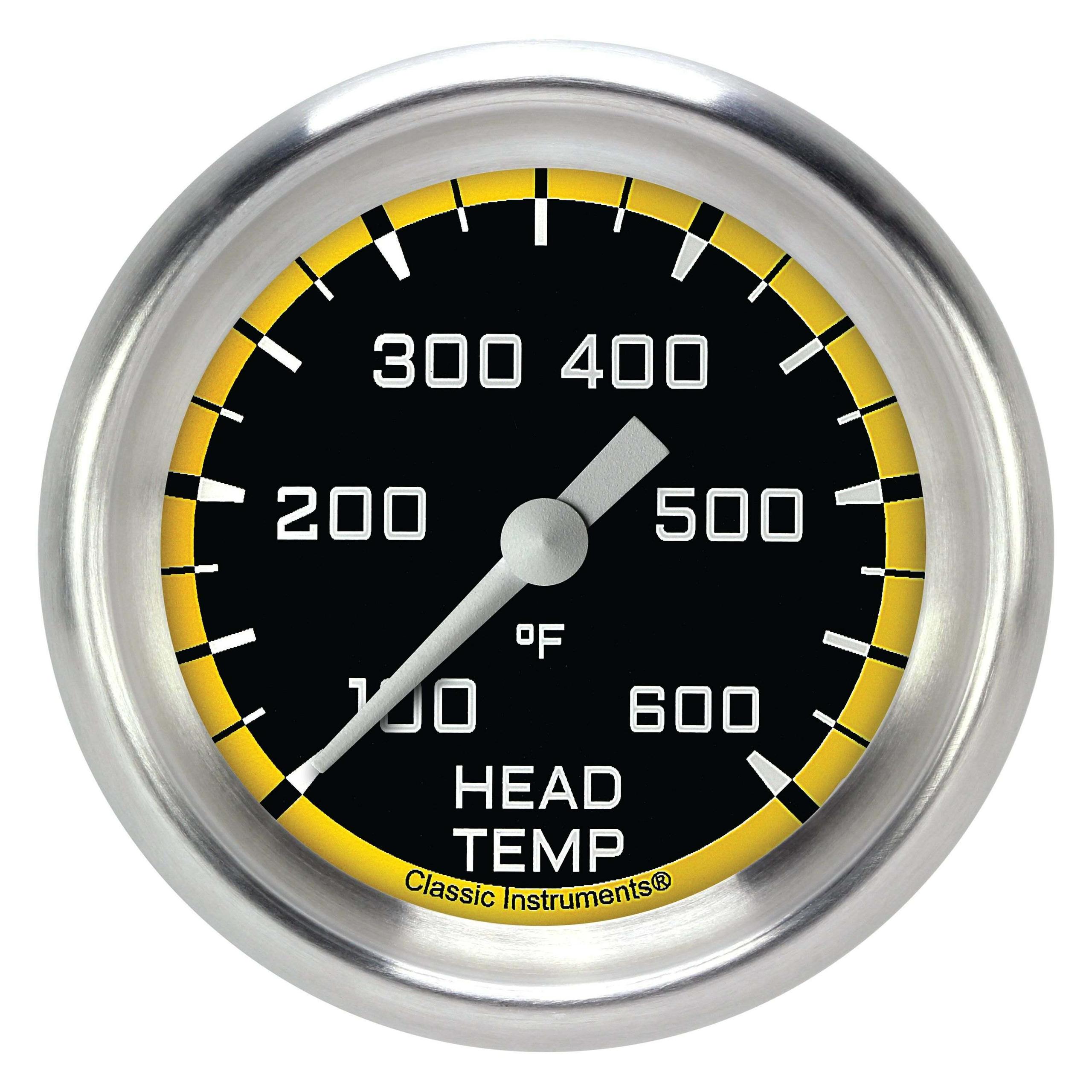 Classic Instruments Cylinder Head Temperature Gauge,Full Sweep 2 5/8" Diameter - AX397YAPF