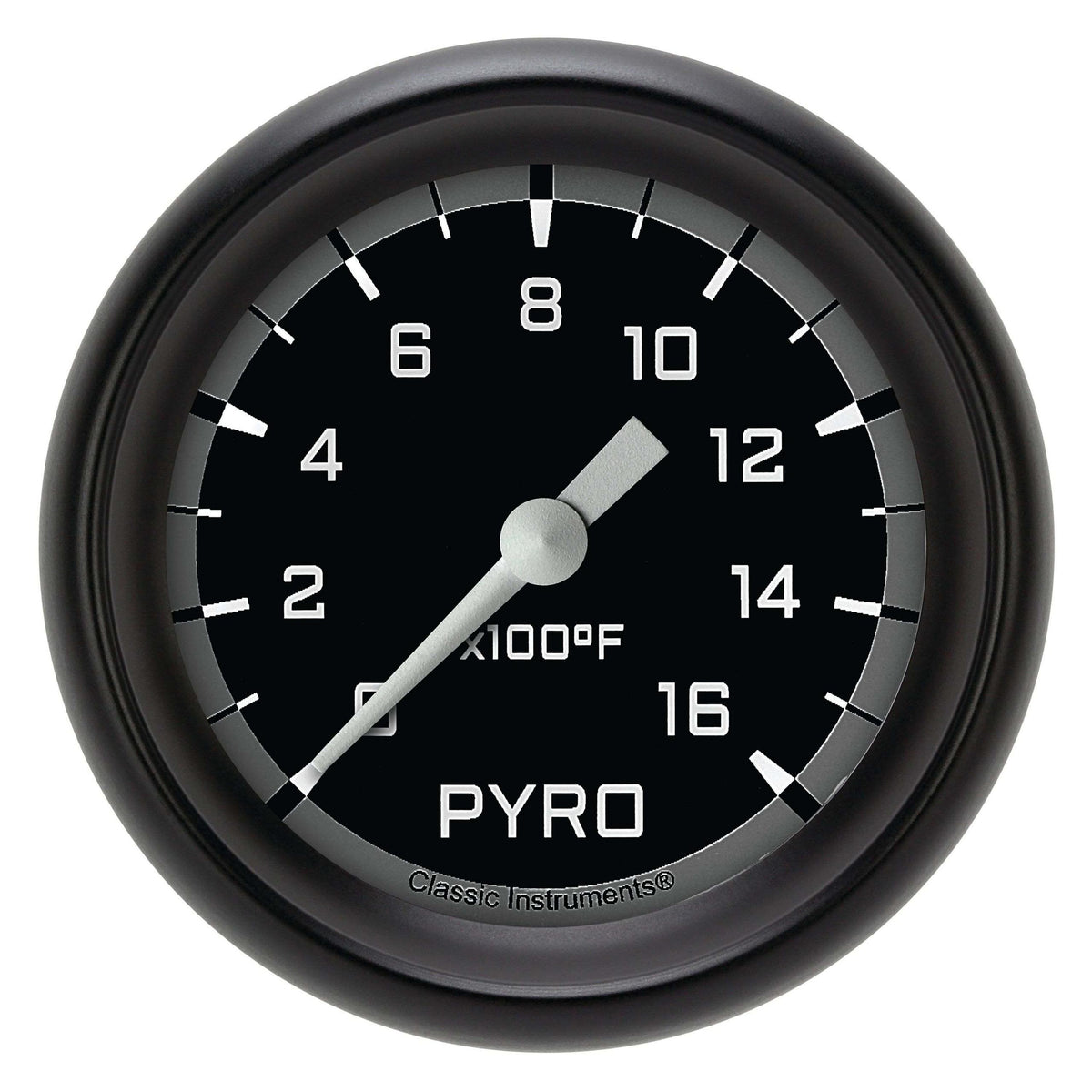 Classic Instruments Exhaust Gas Temperature Gauge,Full Sweep 2 5/8" Diameter - AX398GBPF