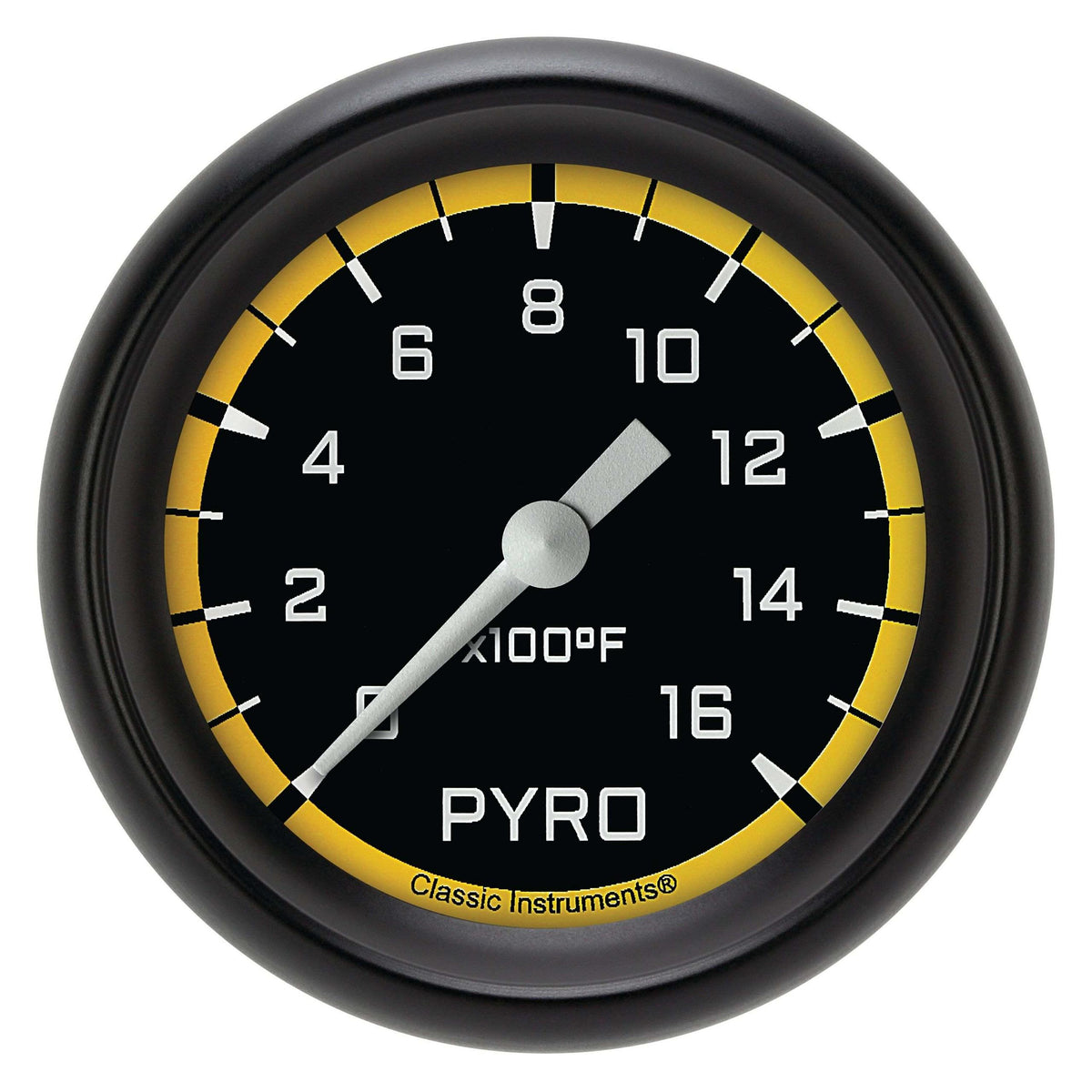 Classic Instruments Exhaust Gas Temperature Gauge,Full Sweep 2 5/8" Diameter - AX398YBPF