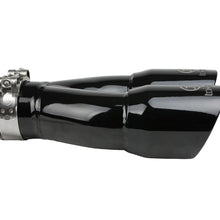 AFE Takeda 304 Stainless Steel Clamp-on Exhaust Tip Black (2-1/2 IN Inlet x 3 IN Dual Outlet x 9-1/2 IN L) - 49T25364-B10