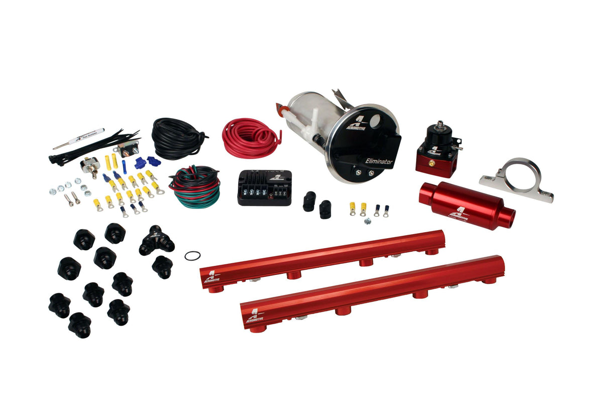Aeromotive 17327 05-09 Mustang GT Stealth Eliminator Street System with 4.6 3-V Fuel Rails