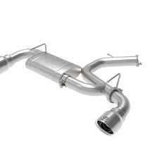AFE Takeda-ST 3 IN 304 Stainless Steel Axle-Back Exhaust System w/ Polished Tip (Hyundai Veloster N 19-20 L4-2.0L (t)) - 49-37009-P