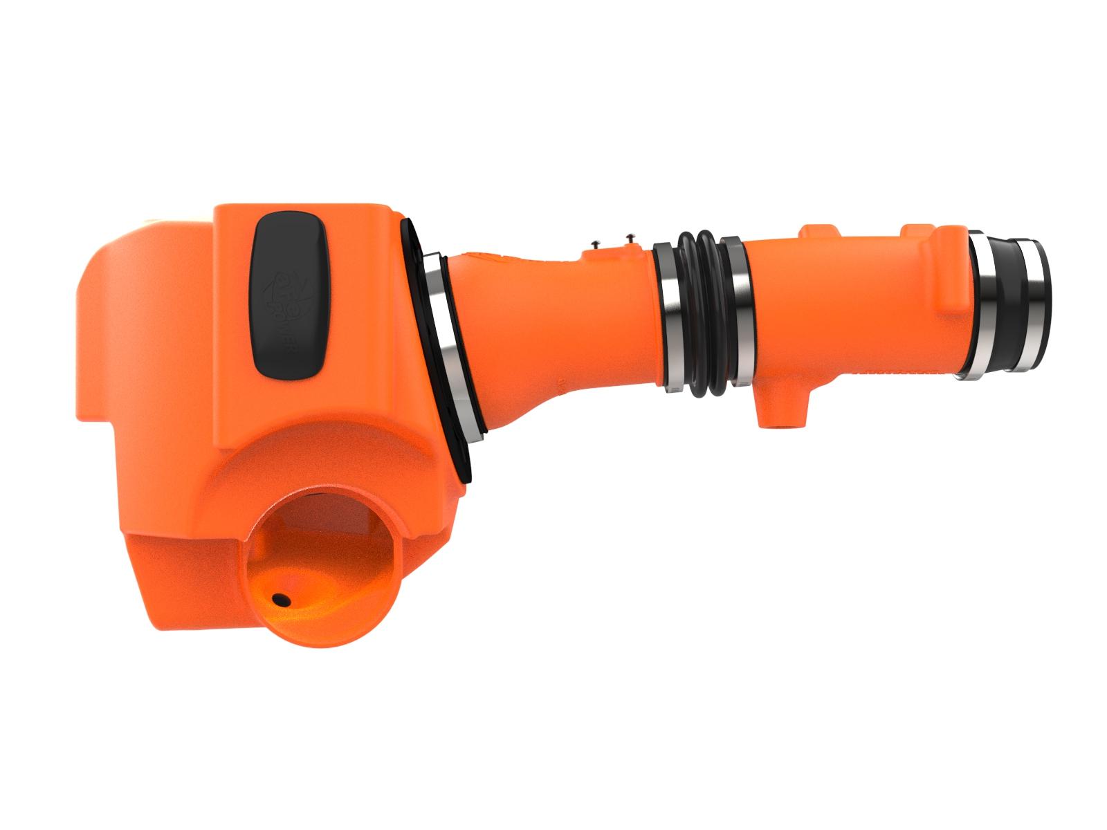 AFE Momentum GT Cold Air Intake System Orange w/ Black Pro 5R Filter (2022-2026 Ram, Jeep Fitments) - 50-70120KN