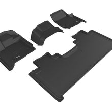 3D MAXpider 2015-2020 Ford F-150 Supercab Kagu 1st & 2nd Row Floormats - Black