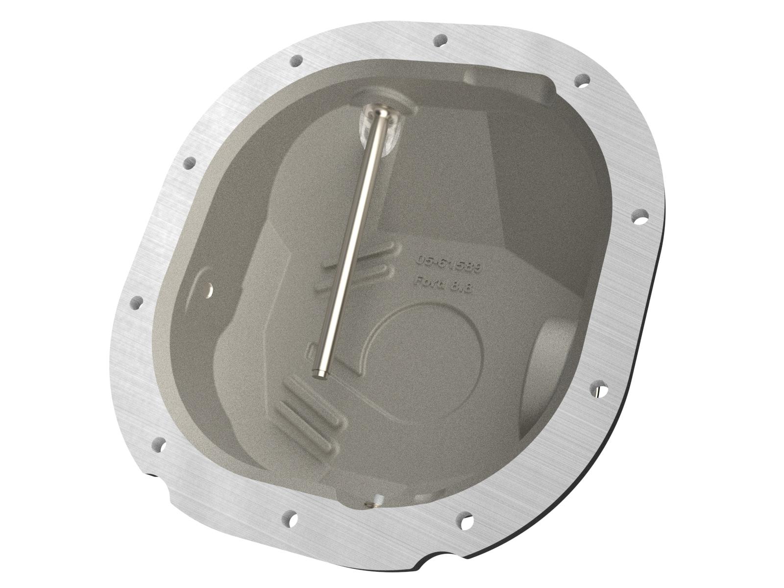 AFE Pro Series Rear Differential Cover Black w/ Machined Fins (1983-2014 Bronco, Explorer, F-150, Mustang, Ranger) - 46-71410B