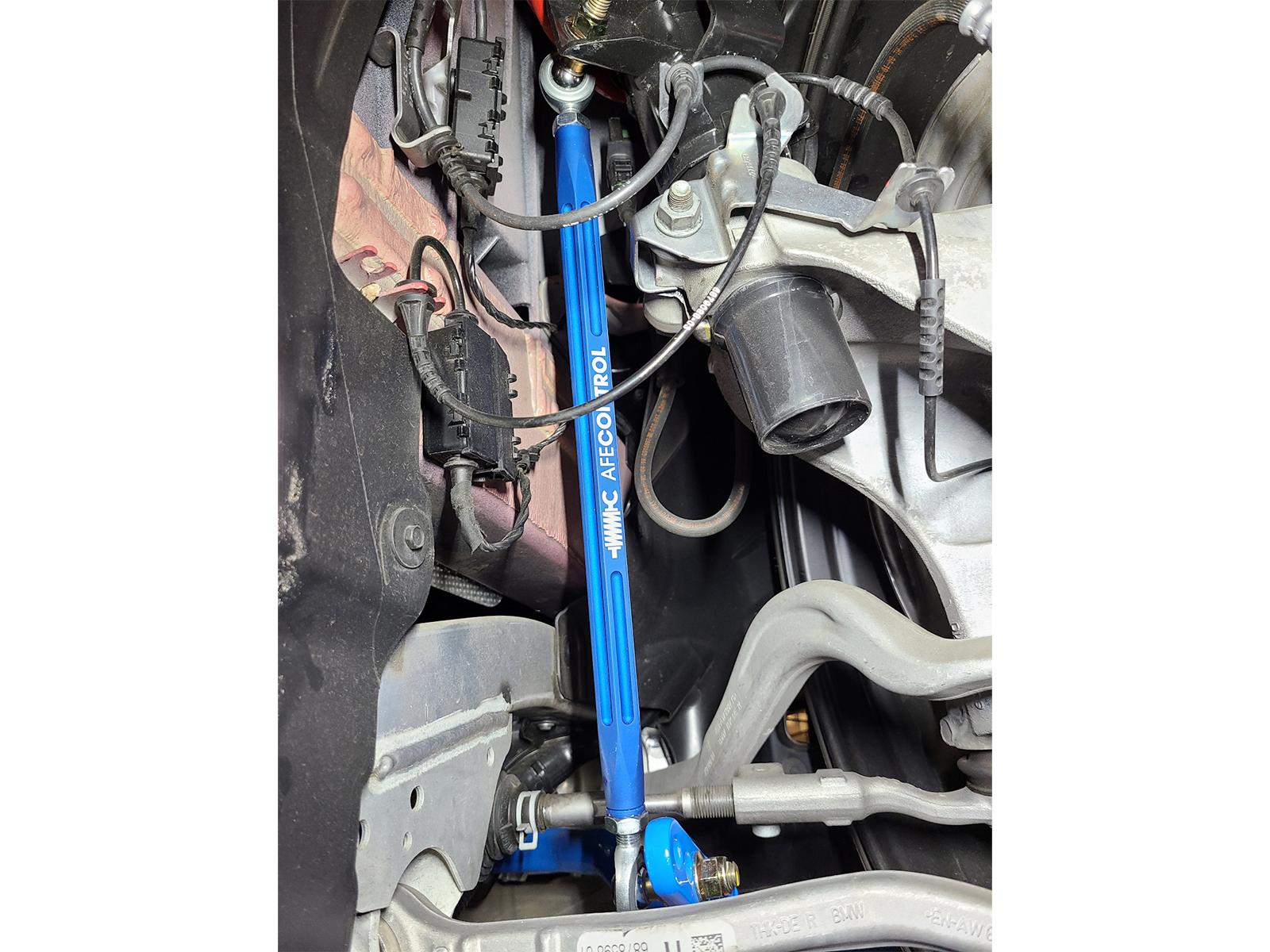 aFe CONTROL Front and Rear End Link Set Blue (2020-2021 GR Supra, GR Supra, GR Supra) - 442-721001-L