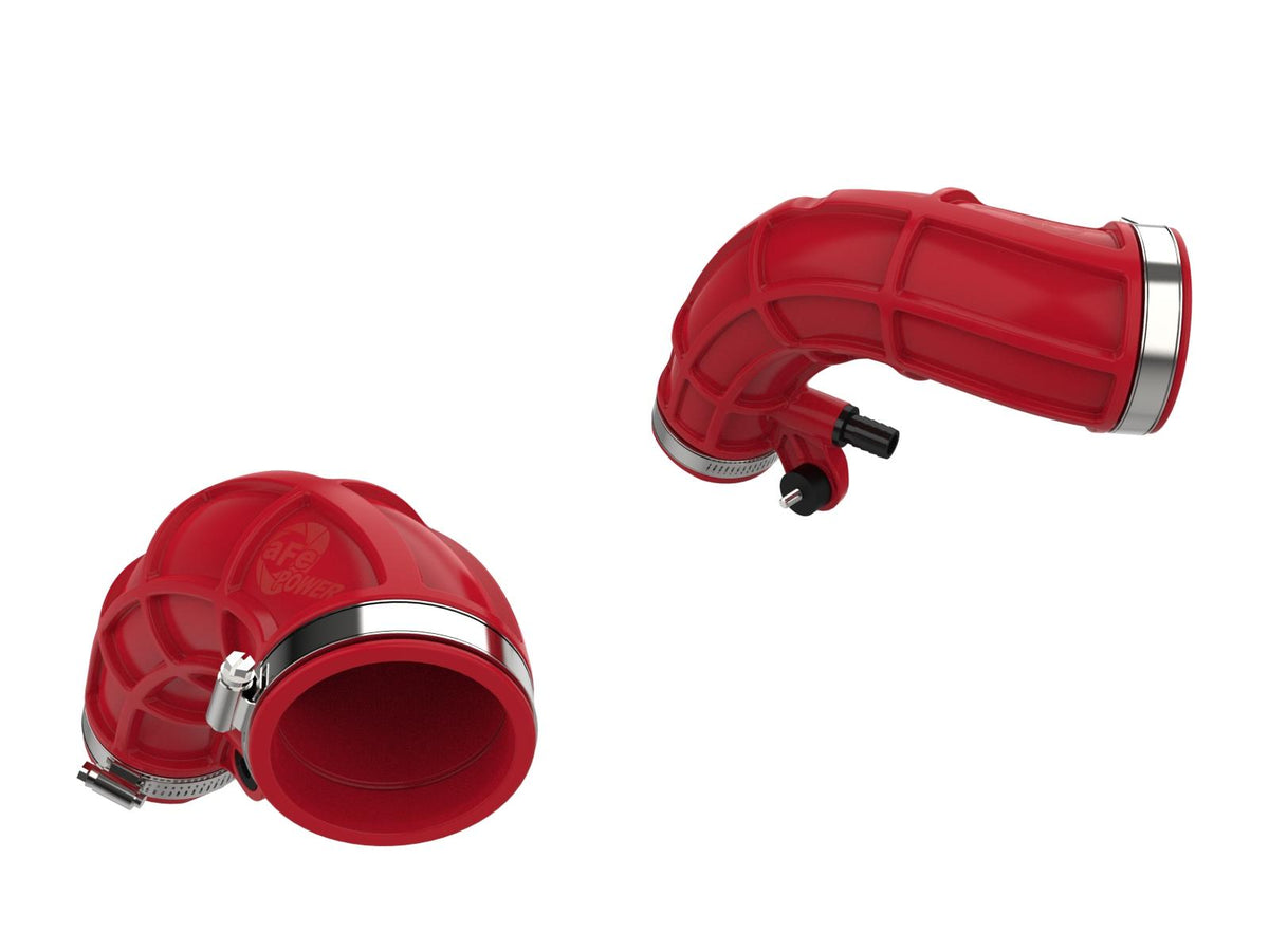 AFE POWER Turbo Inlet Pipe - Red (2022-2024 Tundra / Land Cruiser V6 3.4L) - 55-20001-R