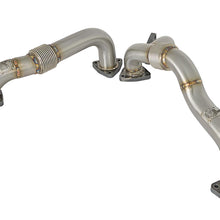 AFE Twisted Steel Header Up-Pipe (Ford Diesel Trucks 08-10 V8-6.4L (td)) - 48-33016