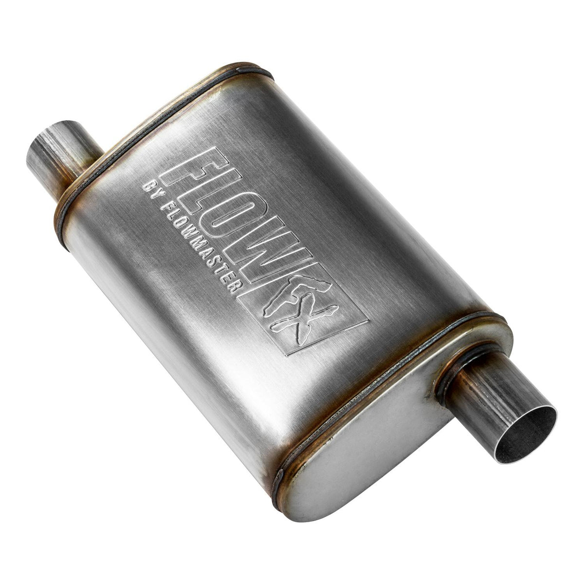 Flowmaster FlowFX Muffler 409S - 2.25 Offset In/ 2.25 Offset Out - Moderate Sound