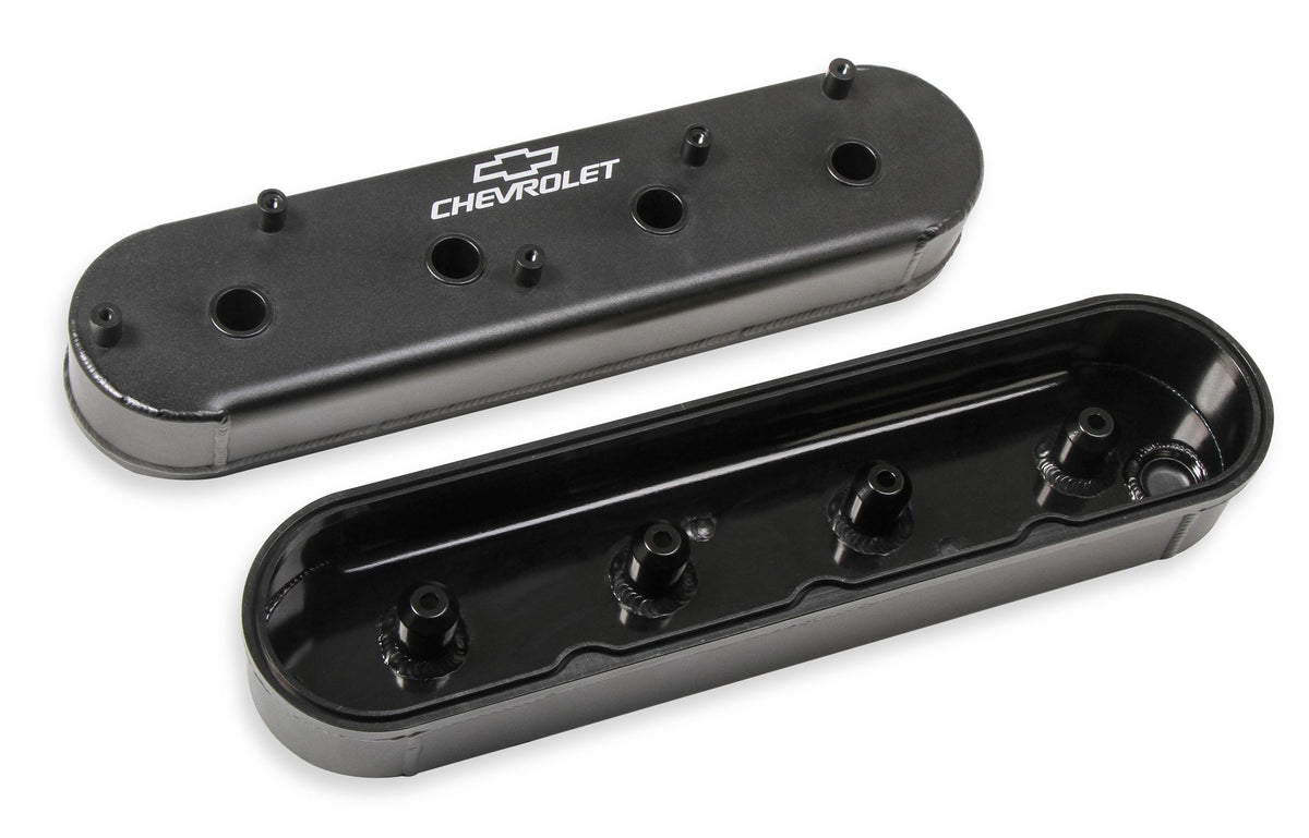 Holley 241-294 Gm Valve Cvr Black Ls1 W/ Coil Stand