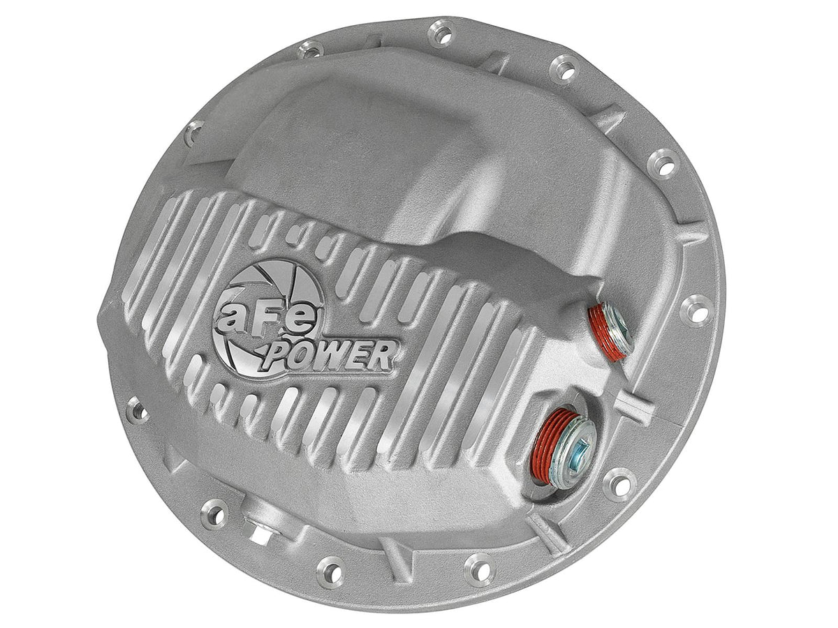 AFE Street Series Front Differential Cover Raw w/ Machined Fins (Dodge Trucks 2500/3500 13-23 (AAM 9.25-12)) - 46-70400