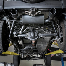 AFE Rebel Series 2-1/2 IN 409 Stainless Steel Cat-Back Exhaust System w/ Black Tips - 49-48062-B