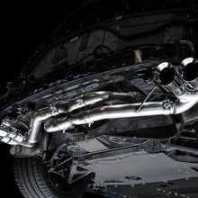 AWE Track Edition Exhaust - Quad Chrome Silver Tips (2020-2024 Corvette C8) - 3020-42080