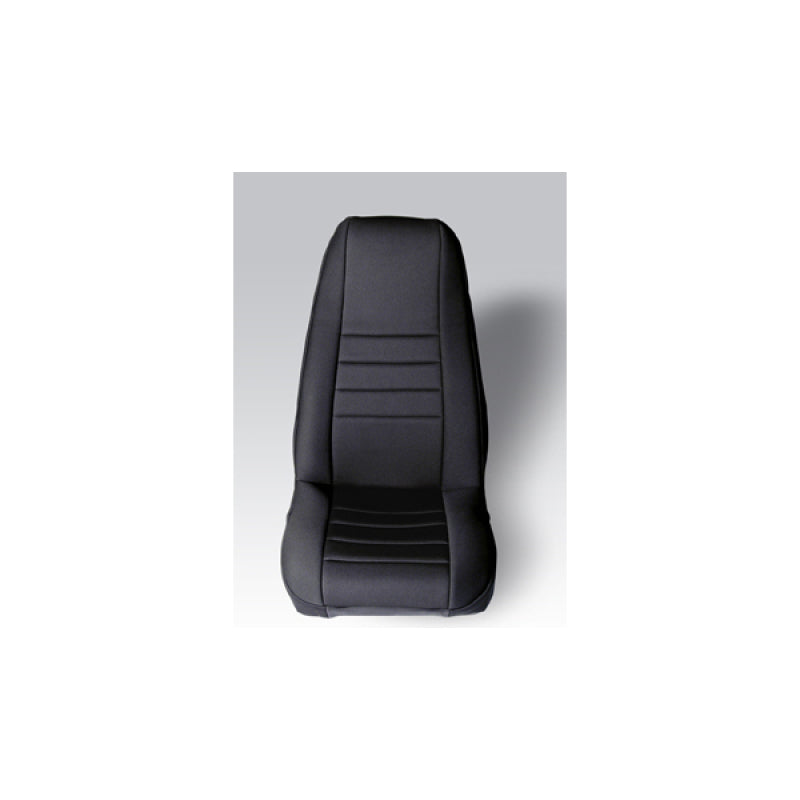 Rugged Ridge Neoprene Seat Cover Rugged Ridge Fronts (Pair) Black 76-90 Wrangler - 13212.01