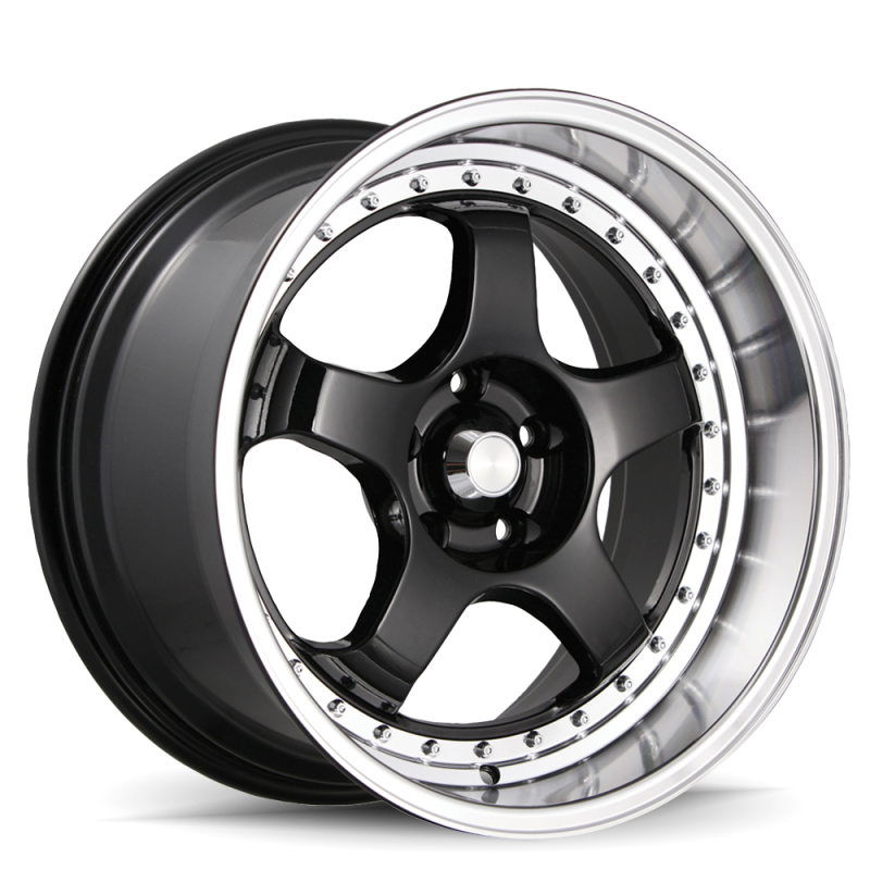 Konig Ssm 18X9 5X114.3 Et22 Gloss Black W/ Machined Lip - SS98514225