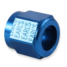 Earls Auto-Crimp Hose End - Straight - Size -10 - Blue - 700110ERL