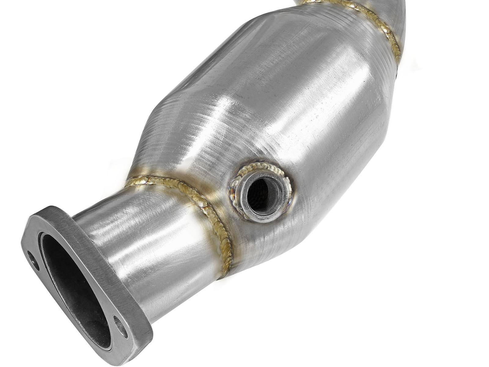 AFE Twisted Steel Long Tube Header 304 Stainless Steel w/ Cat (Toyota 86/FT86/GT86 12-19 / Scion FR-S 13-16 / Subaru BRZ 13-19 H4-2.0L) - 48-36005-1HC
