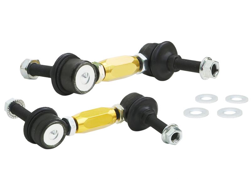 Whiteline Performance Universal Adjustable Sway Bar Link 90mm-115mm Length, 10mm Studs Gold Anodized Whiteline - KLC140-090