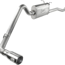 AFE ATLAS 2-1/2 IN Aluminized Steel Cat-Back Exhaust System w/ Muffler & Polish Tip (1998-2012 Ranger, Ranger, Ranger, Ranger) - 49-03042-1