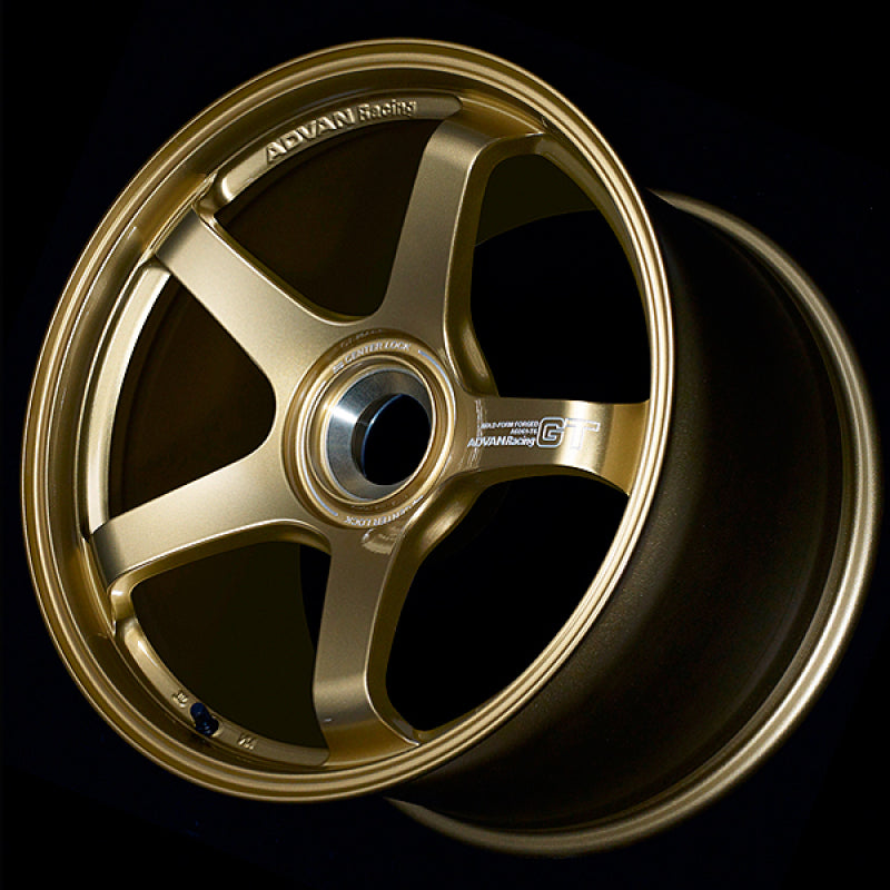 Advan GT 19x9.0 +46mm 5-130 Racing Brass Gold Wheel - YAQ9I46PBZP