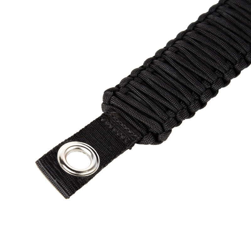 Rugged Ridge Grab Handle Paracord A-Pillar/Seat Mounted Black; 07-18 Wrangler Jk - 13305.82
