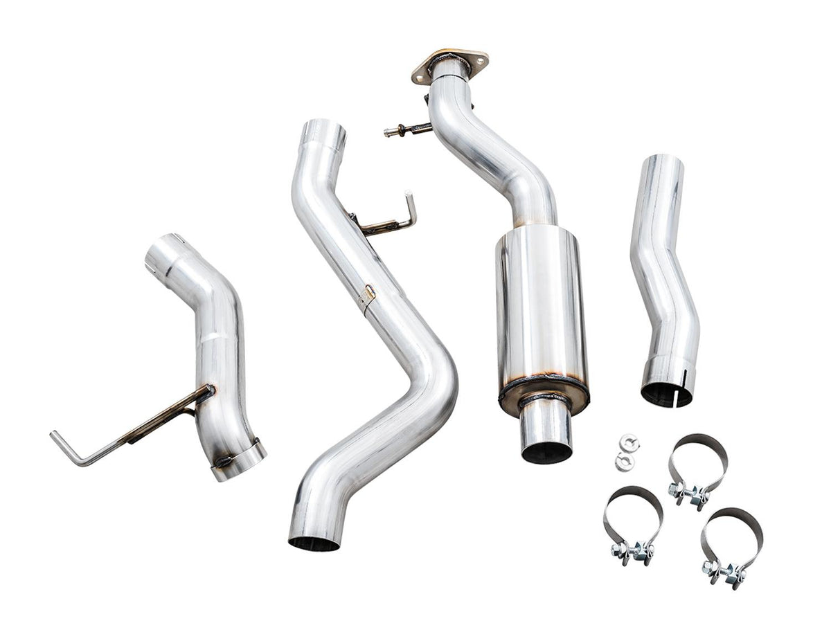 AWE 0FG 3" Catback Exhaust with BashGuard (2021-2025 Ford Bronco 2.3L / 2.7L) - No Tips - 3015-21000