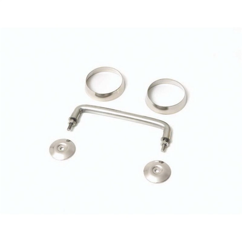 Rugged Ridge Windshield Tie Down Kit Stainless Steel; 97-06 Jeep Wrangler Tj - 11104.01