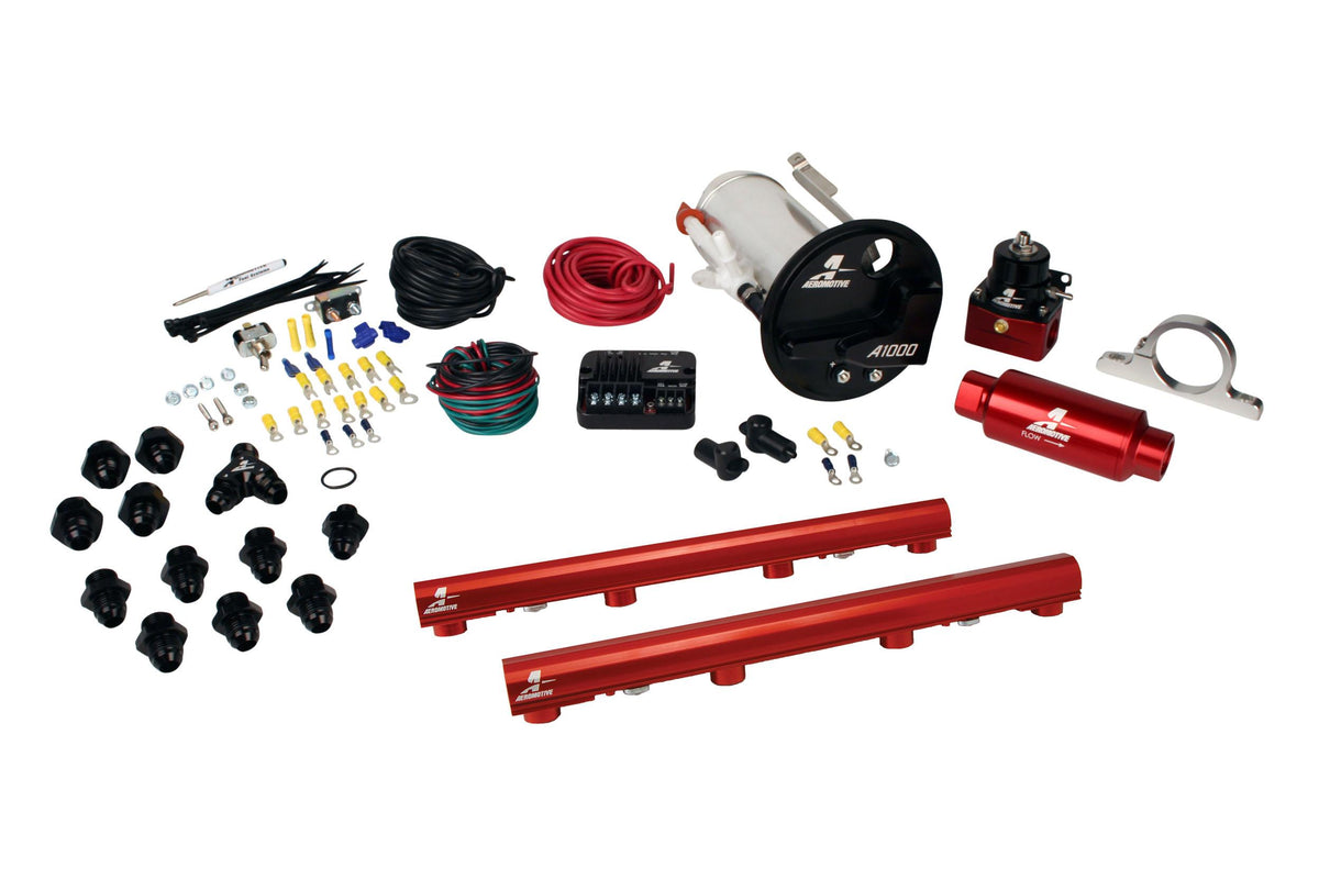 Aeromotive 17311 07-12 Shelby GT500 Stealth A1000 Street Fuel System with 4.6L 3-V Fuel Rails