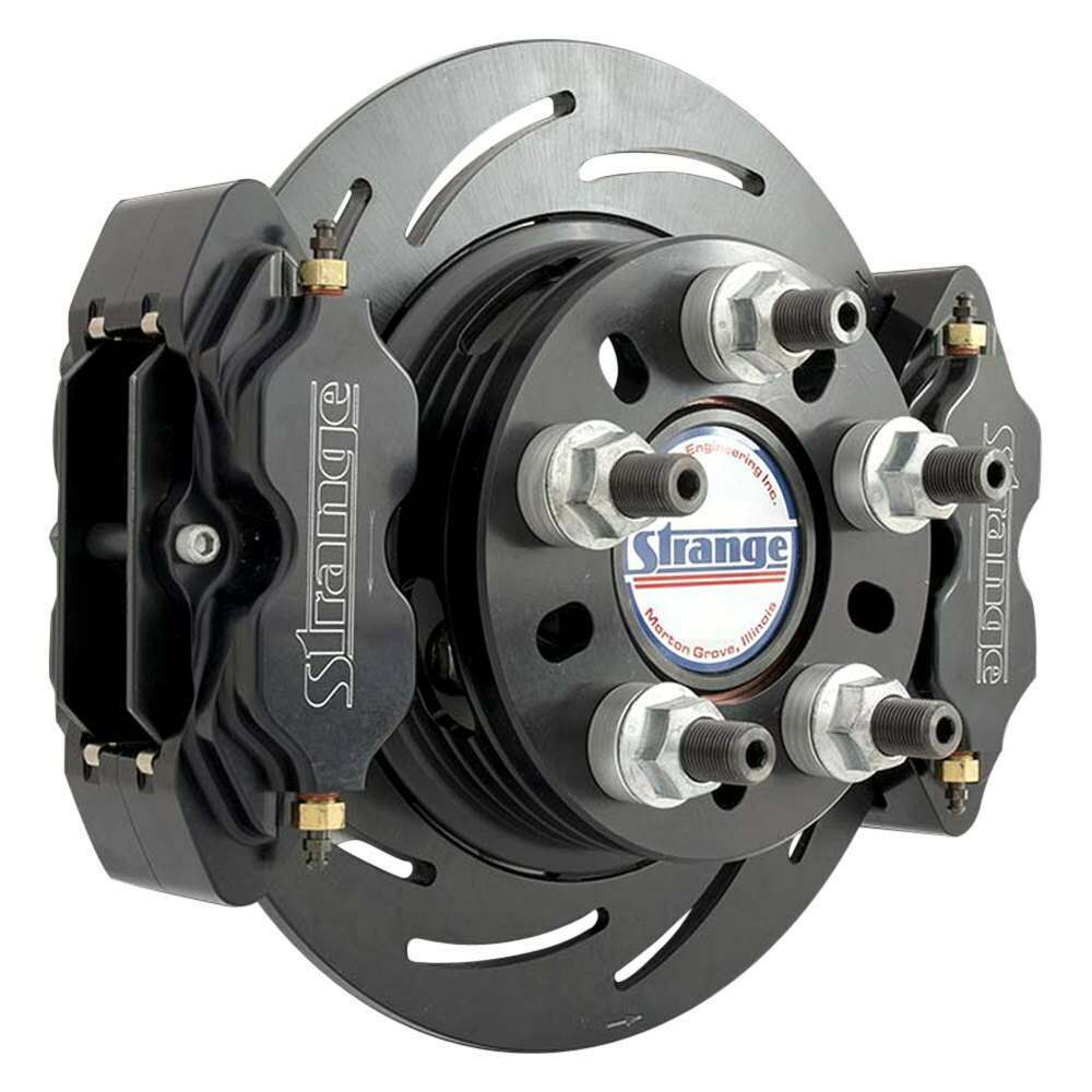 Strange Engineering Dual brake kit /Big Ford /2.33" offset /2 pc rotor /hard pads - B1708WCDM2
