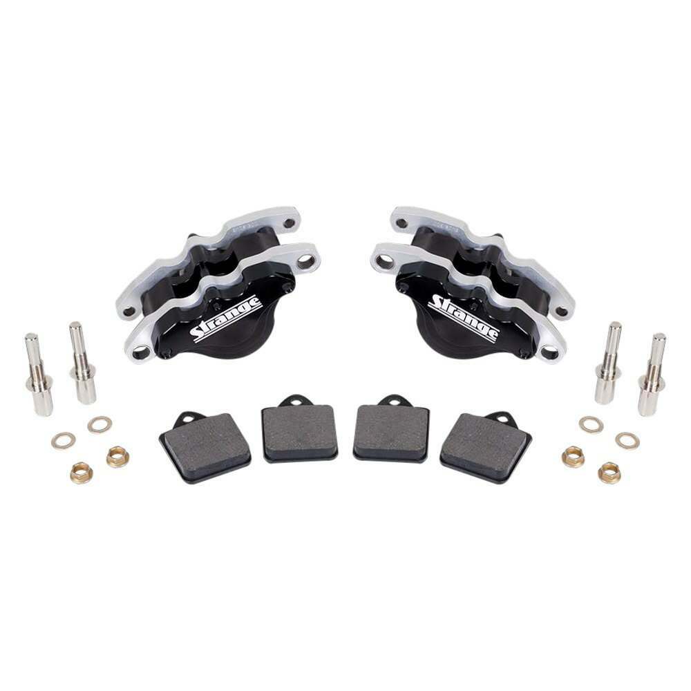 Strange Engineering Single piston caliper, slider assm, & pads (pair) - B1816