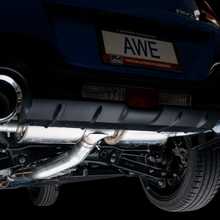 AWE Touring Edition Exhaust - Chrome Silver Tips (2016-2023 Subaru BRZ / Toyota GR86 / Toyota 86) - 3015-32486