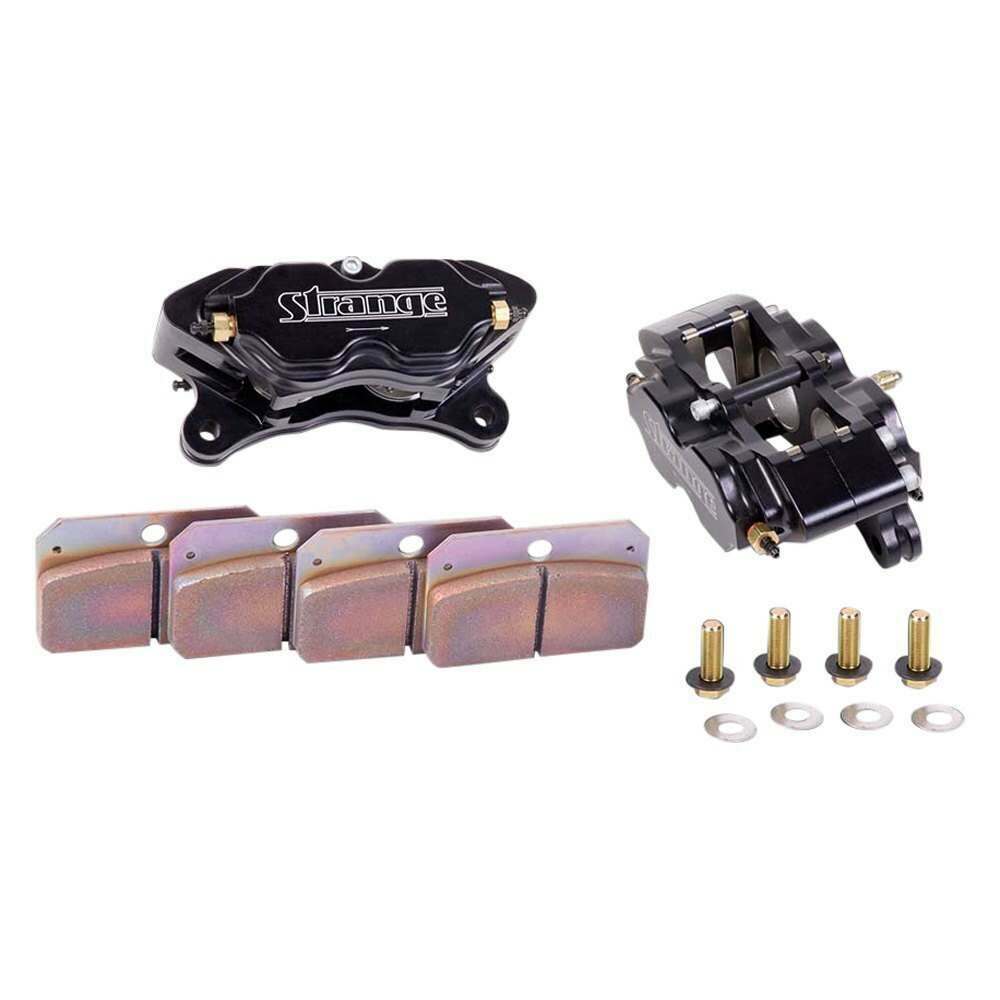 Strange Engineering Strange four piston calipers with hard pads (pair) - B1855