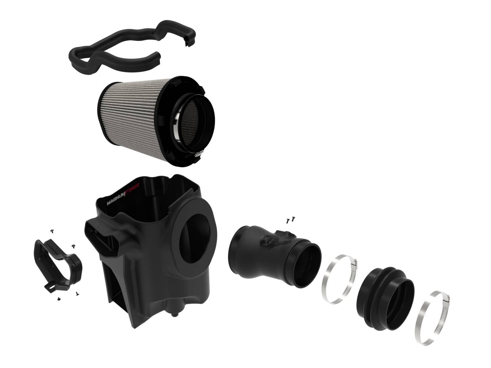 AFE Magnum FORCE Stage-2 Cold Air Intake System w/ Pro DRY S Filter (2020-2024 Ford Diesel Trucks V8-6.7L) - 54-13070D