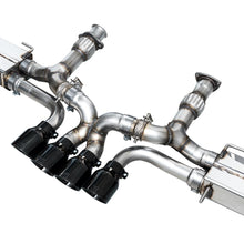 AWE SwitchPath Exhaust for C8 Corvette Z06 - Diamond Black Tips - 3025-43906