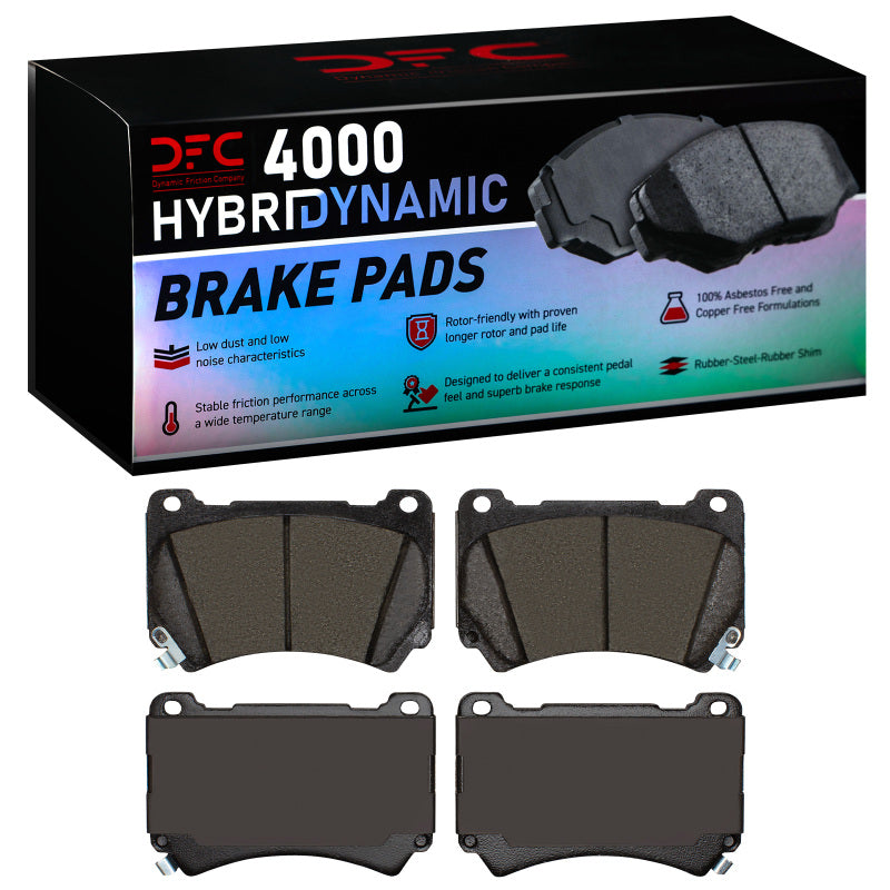 DFC 09-14 Hyundai Genesis Sedan Front 4000 Hybridynamic Brake Pads