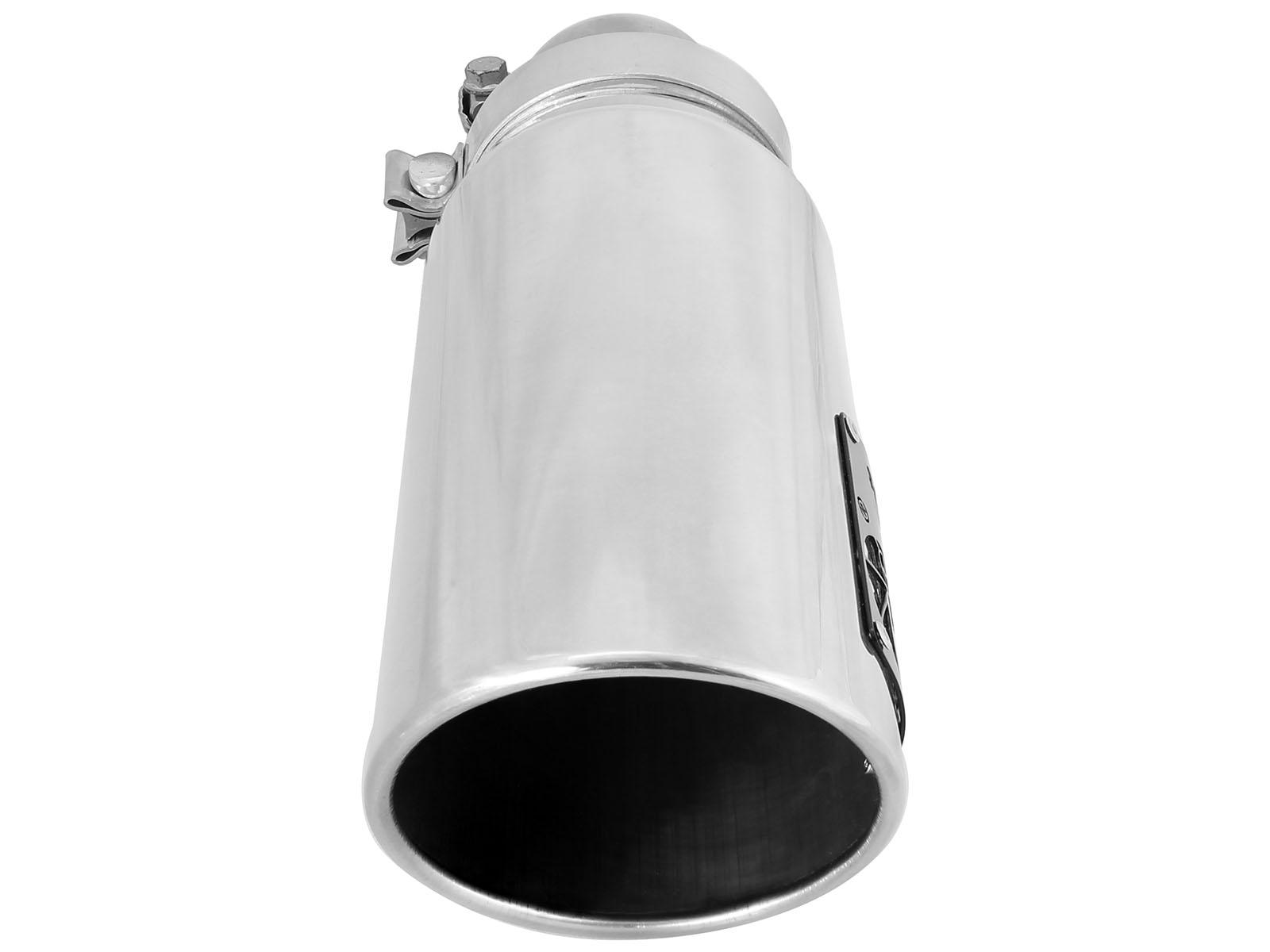 AFE MACH Force-Xp 304 Stainless Steel OE Replacement Exhaust Tip Polished (2009-2019 1500, 1500, 1500 Classic, Ram 1500) - 49C42046-P