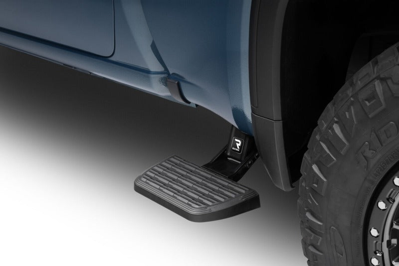 AMP Research Bedstep 2 Flp Dwn Side Bmpr Stp 19-21 Chev/GMC Silv/Sra 1500, Short Bed (2019-2021 Sierra 1500, Silverado 1500) - 75415-01A