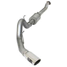 AFE ATLAS 4 IN Aluminized Steel Cat-Back Exhaust System w/ Muffler & Polished Tip (2015-2020 F-150, F-150) - 49-03069-P