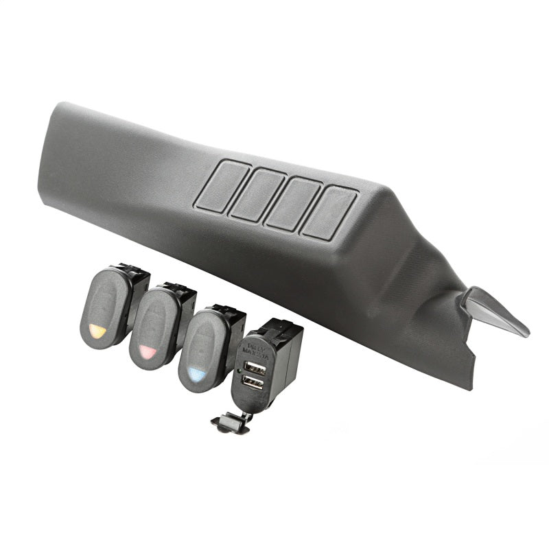 Rugged Ridge Switch Pod Kit A-Pillar 3 Switch Dual Usb Connector; 11-18 Jk/Jku - 17235.98
