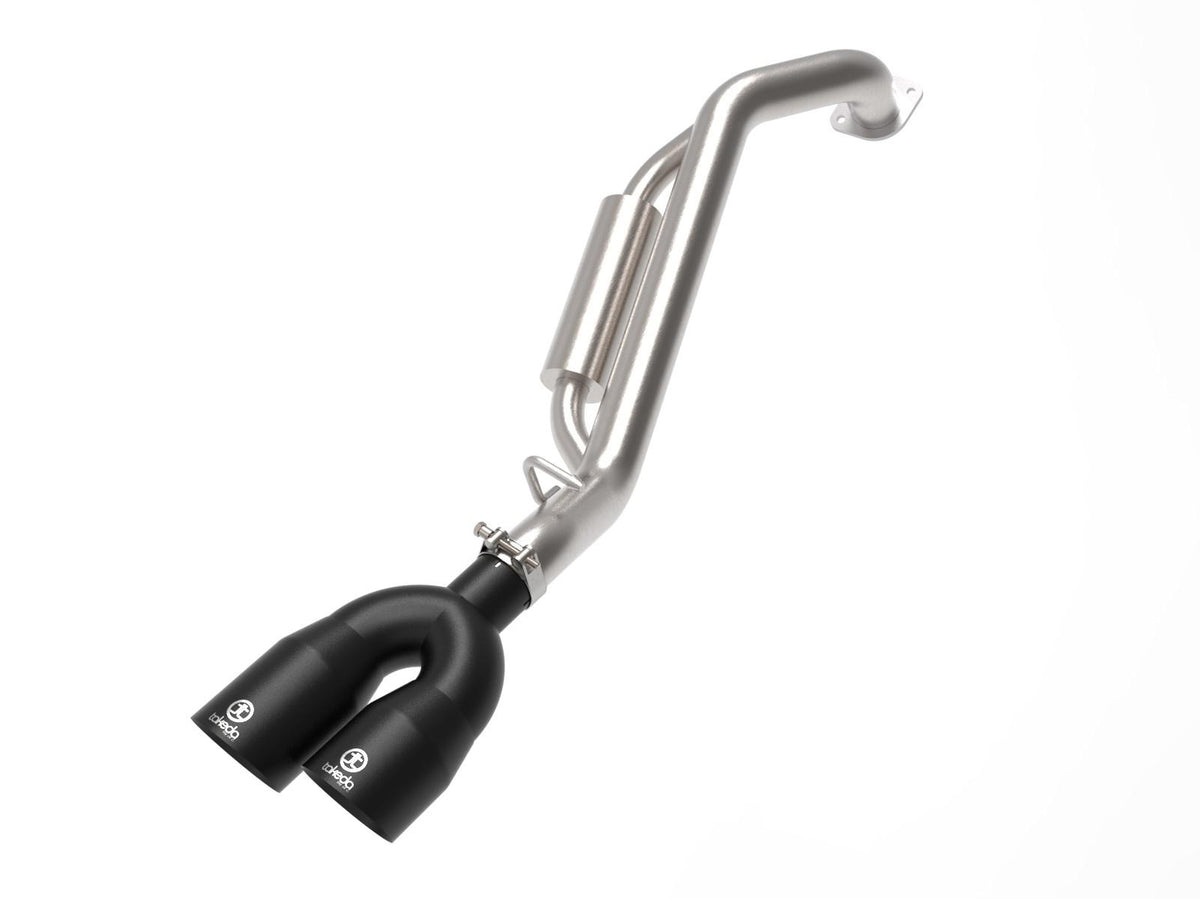 AFE Takeda 2-1/2 IN 304 Stainless Steel Axle-Back Exhaust System w/ Black Tips (2024-2025 Kona) - 49-37046-B