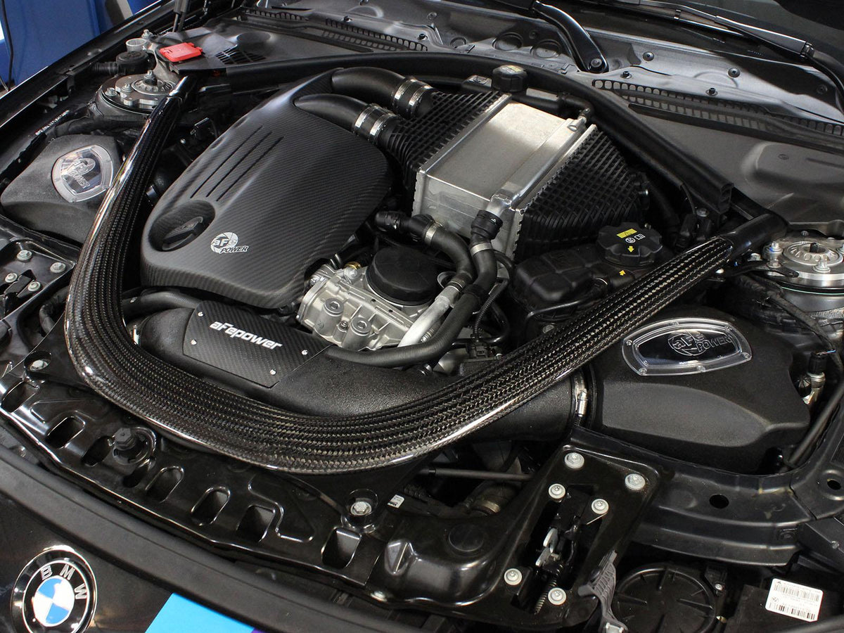 AFE Matte Carbon Fiber Engine Cover (2015-2020 M3, M4, M2) - 79-13003